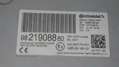 Peça sobressalente para automóvel em segunda mão módulo / sistema de navegação gps por peugeot 308 style referências oem iam 9821908880  