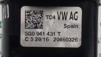 Second-hand car spare part headlights switch for seat leon (5f1) reference oem iam references 5g0941431t  