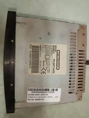 Pezzo di ricambio per auto di seconda mano impianto audio / radio cd per citroen c3 i (fc_, fn_) 1.6 16v riferimenti oem iam 96488011xt  286948730