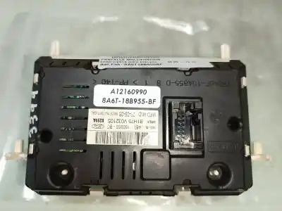 Second-hand car spare part multifunction display for ford fiesta (cb1) econetic oem iam references 8a6t18b955bf  a12160990