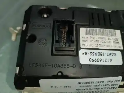 Second-hand car spare part multifunction display for ford fiesta (cb1) econetic oem iam references 8a6t18b955bf  a12160990