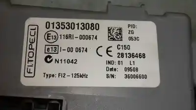 Second-hand car spare part fuse box unit for citroen nemo sx oem iam references 01353013080 116ri000674 f12 125