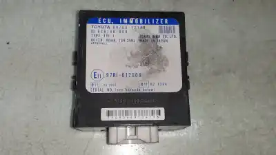 Peça sobressalente para automóvel em segunda mão centralina de ignição imobilizador por toyota corolla (e12) 1.4 turbodiesel cat referências oem iam 8978012140