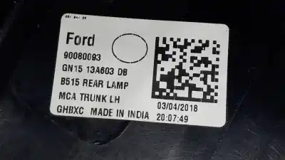 Second-hand car spare part interior left tailgate light for ford ecosport (cr6) st-line black edition oem iam references gn1513a603fb  