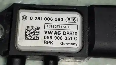 Peça sobressalente para automóvel em segunda mão sensor de pressão por audi a4 berlina (b8) basis referências oem iam 0281006083  059906051c