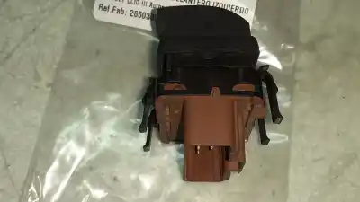 Second-hand car spare part left front power window switch for renault clio iii authentique oem iam references 2650305  8200356541
