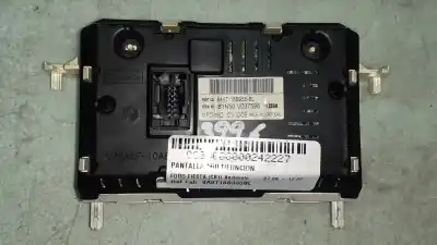 Second-hand car spare part multifunction display for ford fiesta (cb1) ambiente oem iam references 8a6t18b955bl vp8a6f10a855db 8a6f10a855d