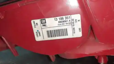 Second-hand car spare part right tailgate light for opel corsa d cosmo oem iam references 89037822 13186351 89038961a