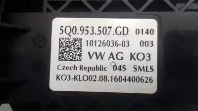 Second-hand car spare part headlights switch for seat leon (5f1) reference oem iam references 5q0953507cd  1012603603