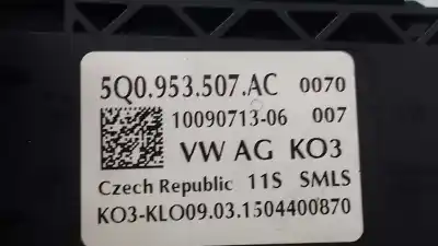 Peça sobressalente para automóvel em segunda mão comutador de luzes por seat leon st (5f8) reference referências oem iam 5q0953507ac  5q0953513r