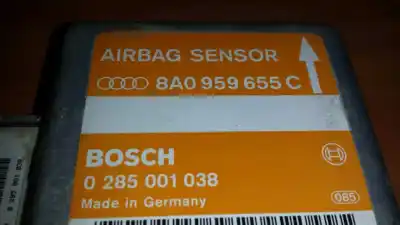 Second-hand car spare part Airbag Control Unit for AUDI A4 BERLINA (B5) Motor 1.8 Ltr. - 92 kW 20V OEM IAM references 8A0959655C  0285001038