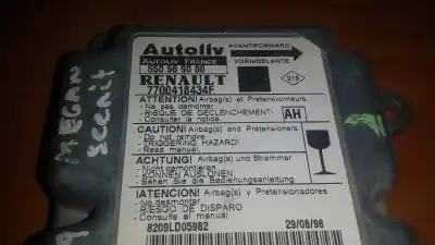 Tweedehands auto-onderdeel Airbag Besturingseenheid voor RENAULT MEGANE I SCENIC (JA0) 1.9 D Alize OEM IAM-referenties 550569000  7700418434F