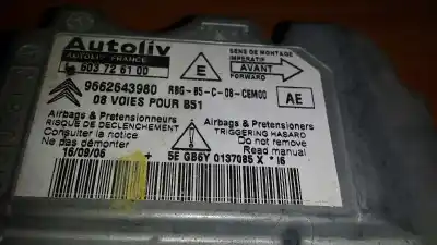 Recambio de automóvil de segunda mano de CENTRALITA AIRBAG para CITROEN C4 BERLINA  referencias OEM IAM 603726100  9662643980