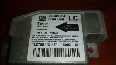 Автозапчасти б/у блок управления подушками безопасности за OPEL CORSA C Enjoy ссылки OEM IAM 24439954  327963935