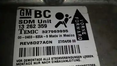 İkinci el araba yedek parçası Hava Yastigi Kontrol ünitesi için OPEL CORSA D CMon OEM IAM referansları 13262359 327963935 REV8D27ACN