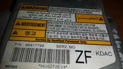 Peça sobressalente para automóvel em segunda mão Centralina De Airbag por CHEVROLET TACUMA SX Referências OEM IAM 96417796  
