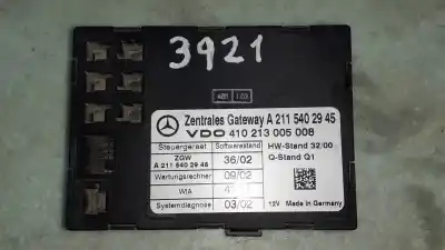 Pièce détachée automobile d'occasion module électronique pour mercedes clase e (w211) berlina e 270 cdi (211.016) références oem iam a2115402945