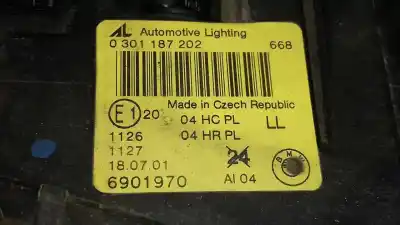 Second-hand car spare part right headlight for bmw serie 3 compact (e46) 316ti oem iam references 0301187202  6901970