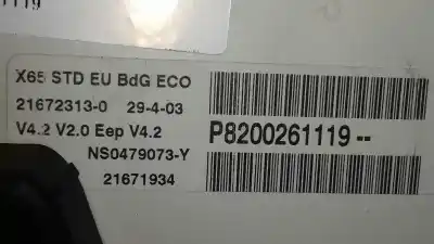 Автозапчастина б/у панель інструментів для renault clio ii fase ii (b/cb0) authentique посилання на oem iam 8200261119  216723130