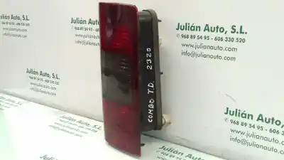 Second-hand car spare part right tailgate light for opel combo familiar oem iam references 45313  