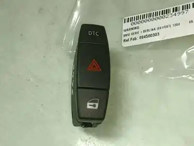 Peça sobressalente para automóvel em segunda mão interruptor 4 piscas - emergência por bmw serie 1 berlina (e81/e87) 120d referências oem iam 694560303
