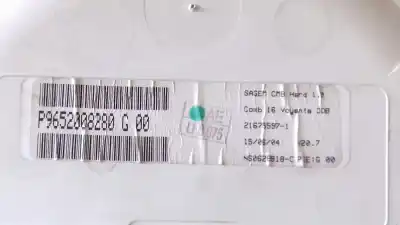 Peça sobressalente para automóvel em segunda mão quadrante por citroen c2 vts referências oem iam 9652008280  p9652008280