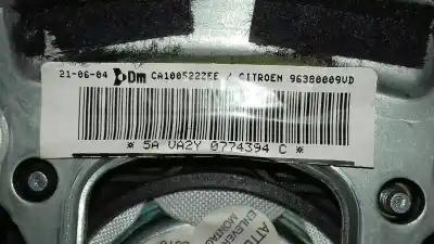 Peça sobressalente para automóvel em segunda mão airbag dianteiro esquerdo por citroen c2 vts referências oem iam 96380009ud  ca100522zee