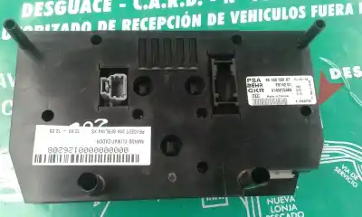 Peça sobressalente para automóvel em segunda mão comando de sofagem (chauffage / ar condicionado) por peugeot 206 berlina xs referências oem iam 96430550xt 9140010483 f914201