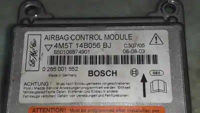 Pièce détachée automobile d'occasion boitier de commande d'airbag pour ford focus berlina (cap) ambiente (d) références oem iam 4m5t14b056bj 0285001552 