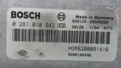 Автозапчасти б/у блок управления двигателем за renault scenic rx4 (ja0) 1.9 dci diesel cat ссылки oem iam 0281010843  hom8200091416