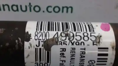 Peça sobressalente para automóvel em segunda mão transmissão dianteira esquerda por renault clio iii confort dynamique referências oem iam 8200499584  