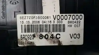 Peça sobressalente para automóvel em segunda mão quadrante por seat toledo (5p2) reference referências oem iam 110080279010  5p0920804c