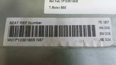 Second-hand car spare part audio system / radio cd for seat leon (1p1) reference oem iam references 1p1035186b  815 7646546366
