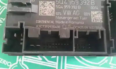 Second-hand car spare part comfort module for seat leon (5f1) reference oem iam references 5q4959392b  