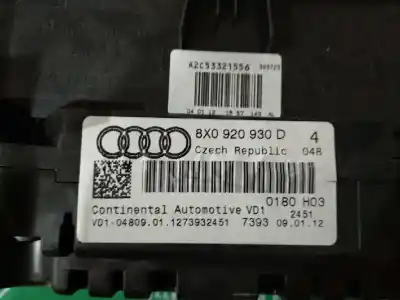 Автозапчастина б/у панель інструментів для audi a1 (8x) attraction посилання на oem iam a2c53321556  8x0920930d Автозапчастина б/у панель інструментів для audi a1 (8x) attraction посилання на oem iam a2c53321556  8x0920930d