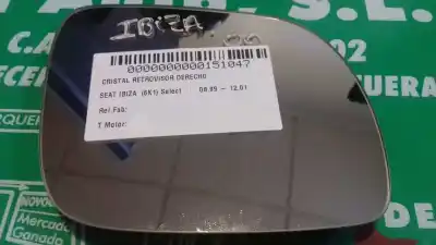 Peça sobressalente para automóvel em segunda mão Vidro Espelho Retrovisor Direito por SEAT IBIZA (6K1) Select Referências OEM IAM   