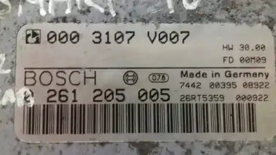 Piesă de schimb auto la mâna a doua unitate de control motor ecu pentru smart coupe smart scape referințe oem iam 0003107v007  0261205005