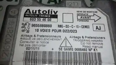 Piesă de schimb auto la mâna a doua unitate de control airbag pentru peugeot 407 sw st confort referințe oem iam 9655880880  603554600