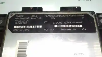 Peça sobressalente para automóvel em segunda mão centralina de motor uce por citroen c15 d referências oem iam 9650359580 9650360180 r04080024e