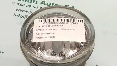 Second-hand car spare part left fog light for citroen c2 collection oem iam references 9648947780  1600653948