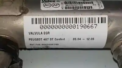 Recambio de automóvil de segunda mano de enfriador egr para peugeot 407 st confort referencias oem iam 9645689780  