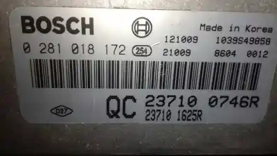 Pezzo di ricambio per auto di seconda mano centralina motore per renault koleos dynamique riferimenti oem iam 0281018172 237101625r 237100746r