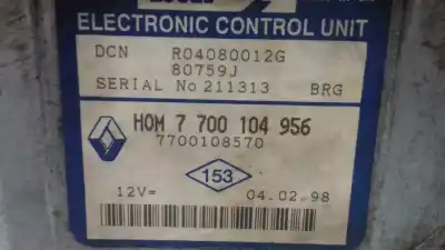 Pezzo di ricambio per auto di seconda mano centralina motore per renault kangoo (f/kc0) rn/alap modell (kcoa/c/d/e/h/u) riferimenti oem iam r04080012g 7700108570 7700104956