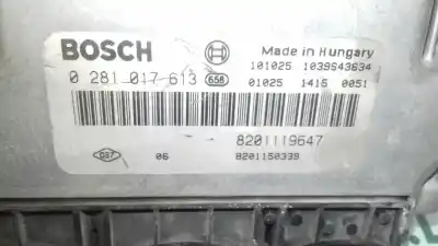 Peça sobressalente para automóvel em segunda mão centralina de motor uce por renault laguna iii authentique referências oem iam 0281017613 8201150399 8201119647