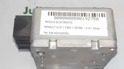 Pezzo di ricambio per auto di seconda mano modulo elettronico per renault clio ii fase ii (b/cb0) 1.9 dti diesel 80 cv / 59 kw riferimenti oem iam 8200222352 99119104 6900000427