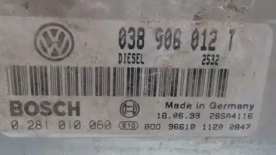 Автозапчастина б/у ебу контролер двигуна для seat toledo (1m2) select посилання на oem iam 038906012t  0281010060