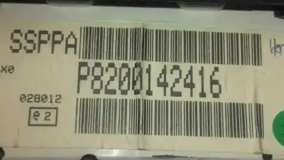 Pezzo di ricambio per auto di seconda mano display multifunzione per renault scenic rx4 (ja0) 1.9 dci diesel cat riferimenti oem iam p8200142416  