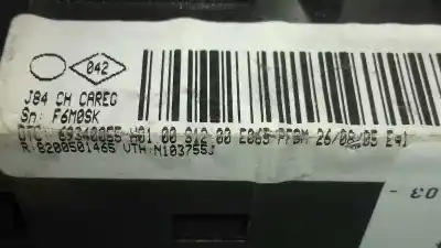 Peça sobressalente para automóvel em segunda mão comando de sofagem (chauffage / ar condicionado) por renault scenic ii confort expression referências oem iam 8200501465  