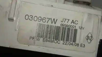 Peça sobressalente para automóvel em segunda mão comando de sofagem (chauffage / ar condicionado)  por renault grand modus dynamique referências oem iam 030967w  69597003