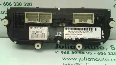 Peça sobressalente para automóvel em segunda mão comando de sofagem (chauffage / ar condicionado) por seat leon (1p1) reference referências oem iam 5p0907044p  5hb01017010